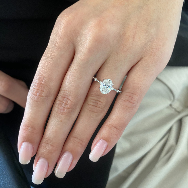 Oval Diamond Ring